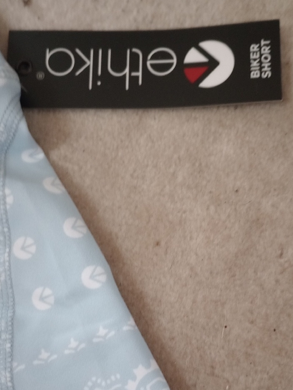 🥰3/$25 NWT ETHIKA "ICE PAISLEY" Biker Short". 5 3/4 Inseam. ALL DAY BODYSHAPER! - Picture 2 of 11